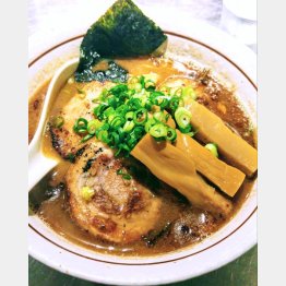 バサノバの豚濁和出汁肉ソバ（Ｃ）日刊ゲンダイ