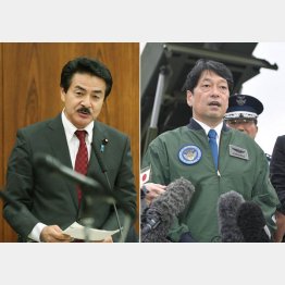 どちらもトンチンカン（佐藤副大臣と小野寺防衛相）／（Ｃ）共同通信社