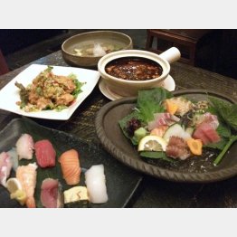 和食と中華が融合（Ｃ）日刊ゲンダイ