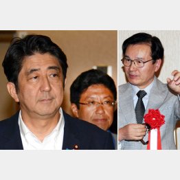 首相に寄り添ってきた今井尚哉首相秘書官（左写真・奥）と「日本版ＮＳＣ」の谷内正太郎局長／（Ｃ）日刊ゲンダイ