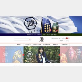 湖池屋の公式HP