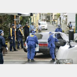 白昼の襲撃に騒然（Ｃ）共同通信社