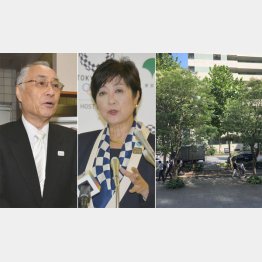 石川千代田区長（左）と小池都知事の“エココンビ”に注目（Ｃ）日刊ゲンダイ