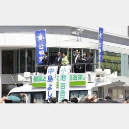 有権者の意思を確認すべき（写真は７月の都議選）／（Ｃ）日刊ゲンダイ