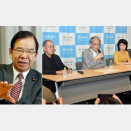 市民連合がカギ（左は共産党・志位委員長）／（Ｃ）日刊ゲンダイ