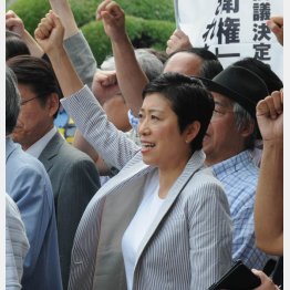 筋を通した（１０区の辻元清美氏）／（Ｃ）日刊ゲンダイ