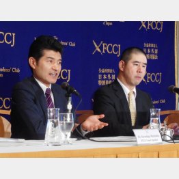 道下徳成教授（左）と古川勝久氏（Ｃ）日刊ゲンダイ