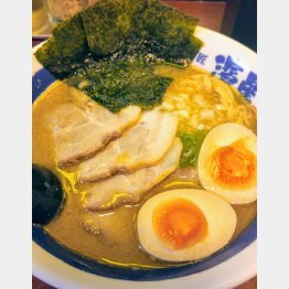 麺匠濱星の濃厚煮干しそば（Ｃ）日刊ゲンダイ