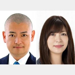 小池代表の元公設秘書コンビ（４区の野口威光氏・左と６区の幾村奈応子氏＝ともに本人のSNSから）