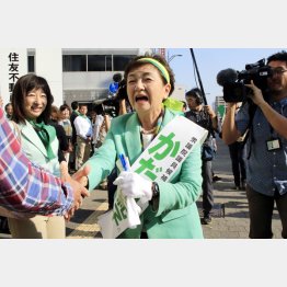 １区の嘉田由紀子氏（Ｃ）日刊ゲンダイ