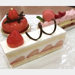 カップデザートにした苺ショート（Ｃ）日刊ゲンダイ