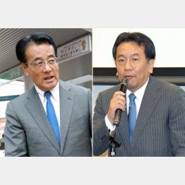 岡田代表（左）たちが「接着剤」に？／（Ｃ）日刊ゲンダイ