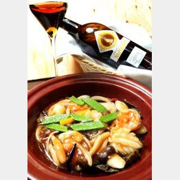 合う酒＝シェリー酒（Ｃ）日刊ゲンダイ