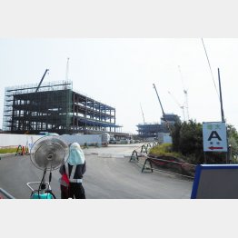 獣医学部の建設は進む（Ｃ）日刊ゲンダイ