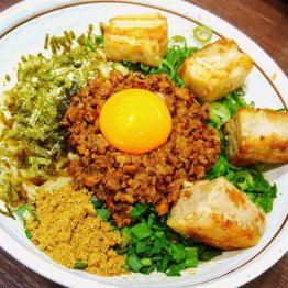 「麺屋はなび」の台湾まぜそば／（Ｃ）日刊ゲンダイ