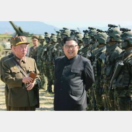 米国は有事を想定（写真は金正恩）／（Ｃ）コリアメディア＝共同