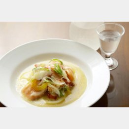 合う酒＝白ワイン、日本酒（Ｃ）日刊ゲンダイ