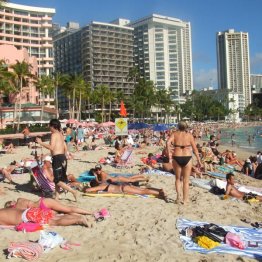 玄関開けたらハワイ～！（Ｃ）日刊ゲンダイ