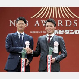 今年は京田（中日＝左）と源田（西武）が選出された（Ｃ）日刊ゲンダイ