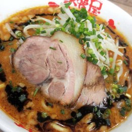 「味噌屋　八郎商店」の味噌ラーメン／（Ｃ）日刊ゲンダイ