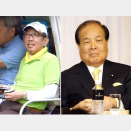 加計理事長（左）に与党以外にも“お友達”がいた／（Ｃ）日刊ゲンダイ