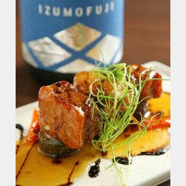 合う酒＝日本酒（出雲富士）／（Ｃ）日刊ゲンダイ