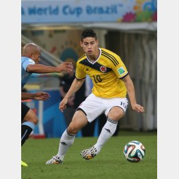 前回大会は６ゴールで得点王に輝いたハメス（Ｃ）日刊ゲンダイ