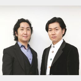 3歳年上の“相棒”奈須田副社長（右）と（Ｃ）日刊ゲンダイ