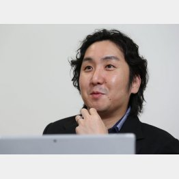 アトの安田周社長 （Ｃ）日刊ゲンダイ