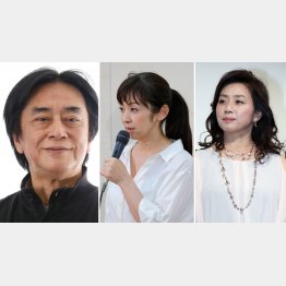 斉藤由貴、藤吉久美子の熟年不倫（左は城下尊之さん）／（Ｃ）日刊ゲンダイ