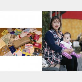 コインランドリー券１６枚は大家族ならでは（Ｃ）日刊ゲンダイ