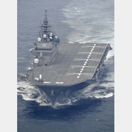 海自衛艦「いずも」はヘリ空母としてすでに機能／（Ｃ）共同通信社