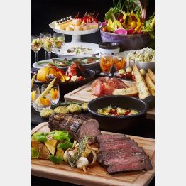 「ダイニング＆バー・シズリング」のベジセントリックプラン／（Ｃ）日刊ゲンダイ