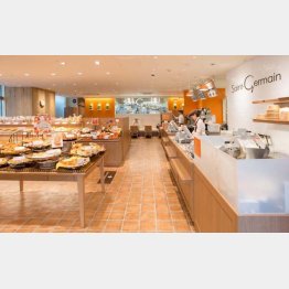 ベーカリーチェーンのサンジェルマン店内（提供写真）