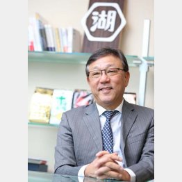 湖池屋の佐藤章社長（Ｃ）日刊ゲンダイ