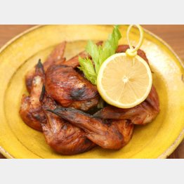 合う酒＝バーボンソーダ（Ｃ）日刊ゲンダイ