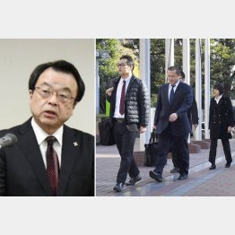 ゼネコンの家宅捜索に入る特捜部（左＝飛ばされた林検事長）／（Ｃ）共同通信社