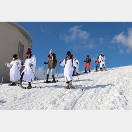 広いセンターコースは初心者向け、子供と一緒にスーイスイ（提供写真）