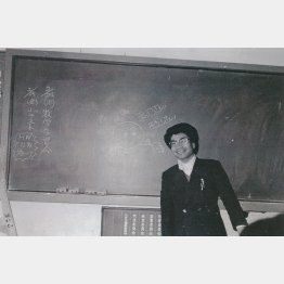 荒れていた練馬中学（提供写真）