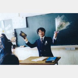 教師時代の尾木直樹氏（提供写真）