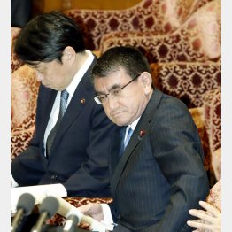 多くの国民が“爆睡外相”を目撃（Ｃ）日刊ゲンダイ