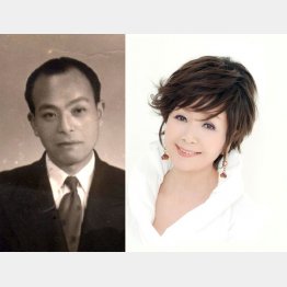 デビューも復帰も父（写真左）の存在抜きには語れない／（C）ミュージックオフィス合田　