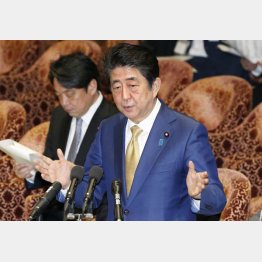 口を開けば嘘八百（Ｃ）日刊ゲンダイ