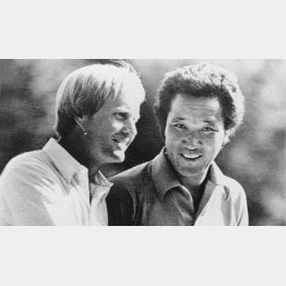 ニクラウスとの死闘を演じた青木は飛ばしよりもFWキープを重視して２位になった（Ｃ）UPI＝共同