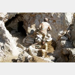 コンゴのコバルト鉱山（Ｃ）ロイター＝共同