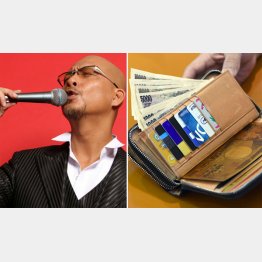 御利益を期待して金ピカ１万円も入れている（Ｃ）日刊ゲンダイ