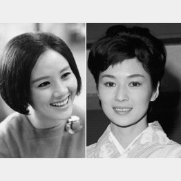 南田洋子（左）と司葉子／（Ｃ）共同通信社