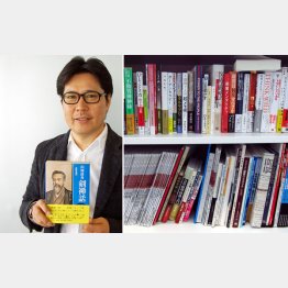 社長室には経営関連本が多い（Ｃ）日刊ゲンダイ