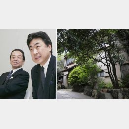解任された和田前会長（左）と阿部現会長（右が６３億円詐欺被害の土地）／（Ｃ）共同通信社
