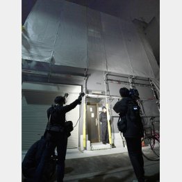 女性の遺体が見つかった大阪・西成の民泊施設（Ｃ）共同通信社